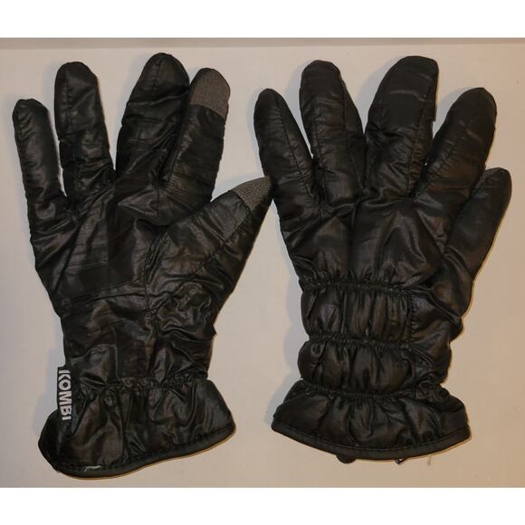 Kombi Women's Black Insulated Gloves w/ Touch Screen Finger Texting Pads Size M - Picture 1 of 6